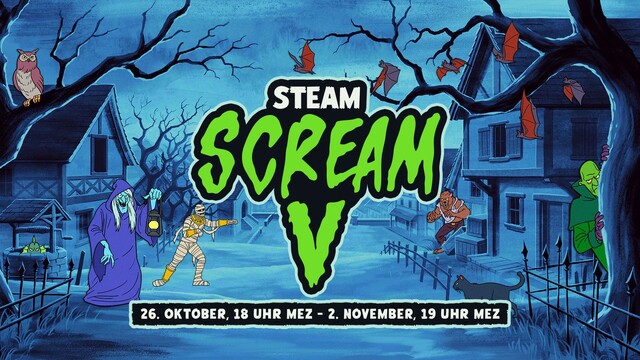 Steam Scream V: Valve schmeißt eine Halloween-Rabattparty auf Steam
